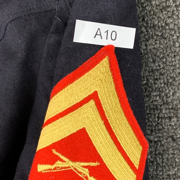 Vintage USMC Dress Blue Coat Mens Sergeant - Picture 11 of 11